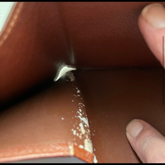 AUTHENTIC Louis Vuitton Monogram Bi-Folding Wallet Brown & Tan Preowned VINTAGE - Picture 7 of 7